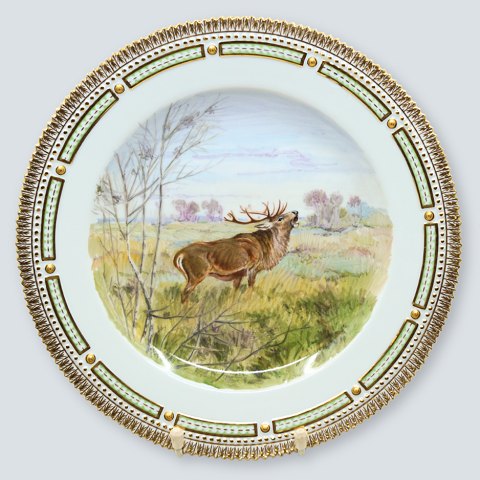 Royal Copenhagen, Flora Danica Animal; Dinnerplate 25,5 cm No 3549 Royal Copenhagen, Flora Danica Animal; Dinnerplate 25,5 cm No 3549
